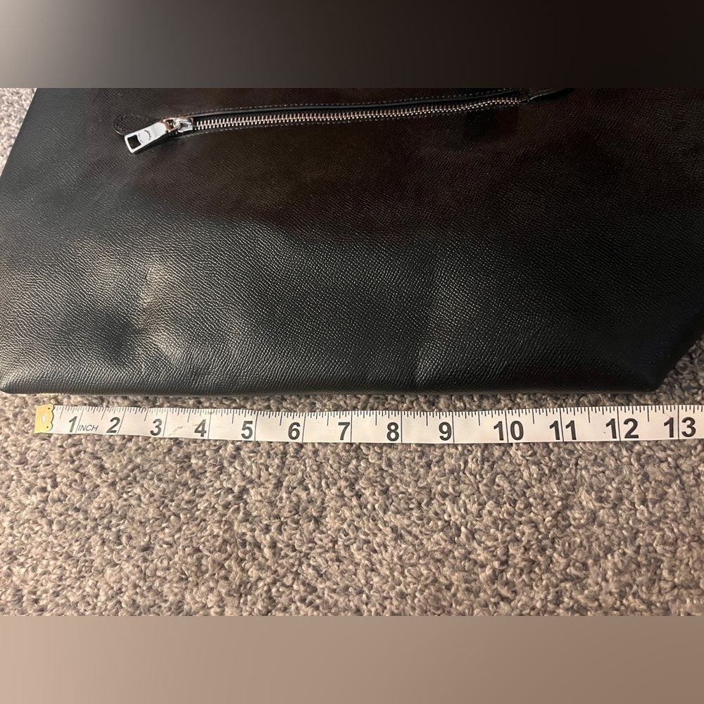 COACH Black Leather F79608 with Front Pocket - Picture 8 of 10